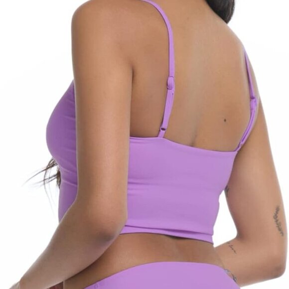 Nuevo Contempo Solid Full Coverage Bikini Bottom, New w Tag, Hygienic Liner, L - Picture 4 of 4